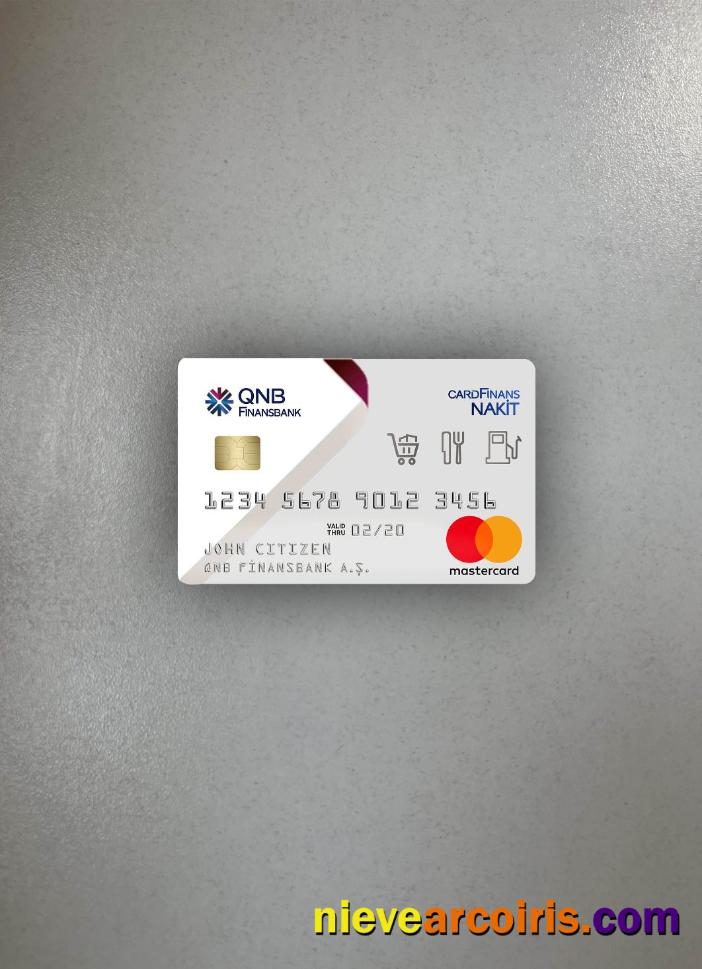 Turkey QNB Finansbank Card photolook